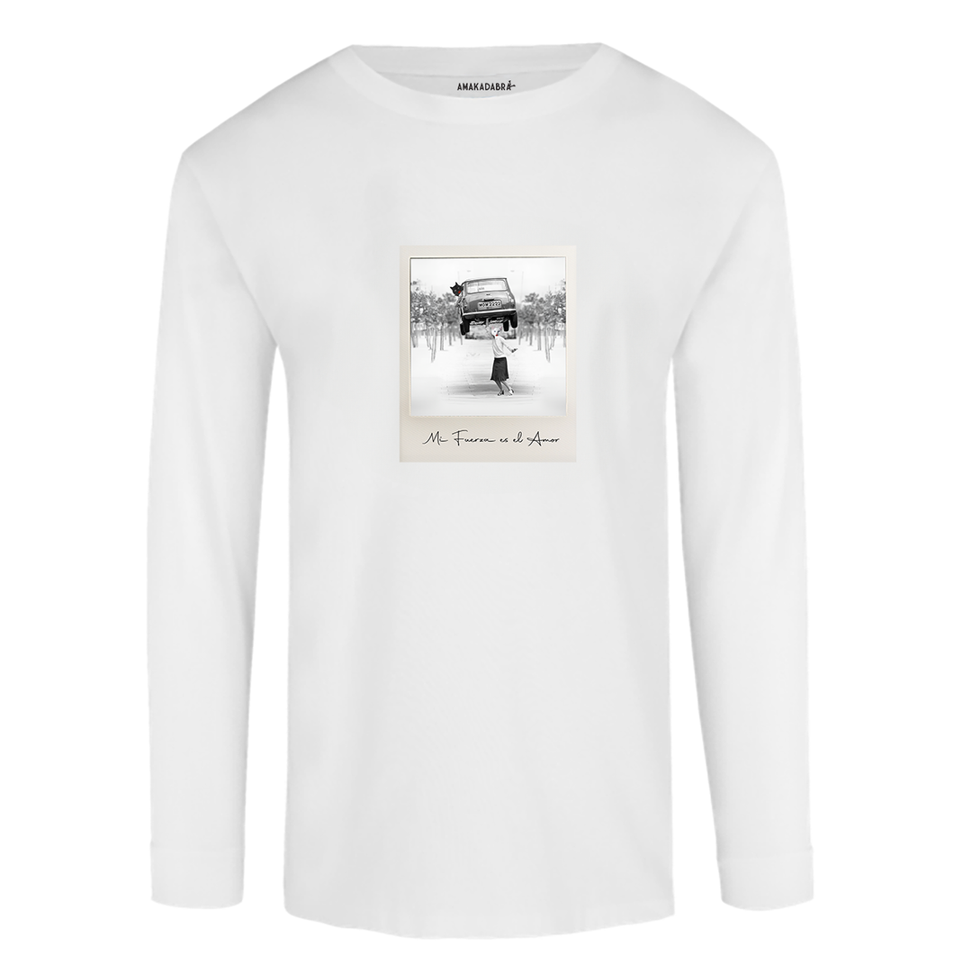 Playera Manga Larga Mi Fuerza