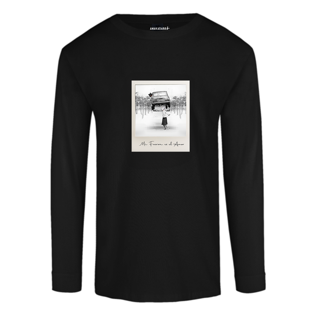 Playera Manga Larga Mi Fuerza