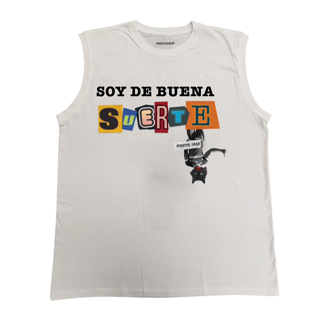 Playera sin mangas Suerte SMZ