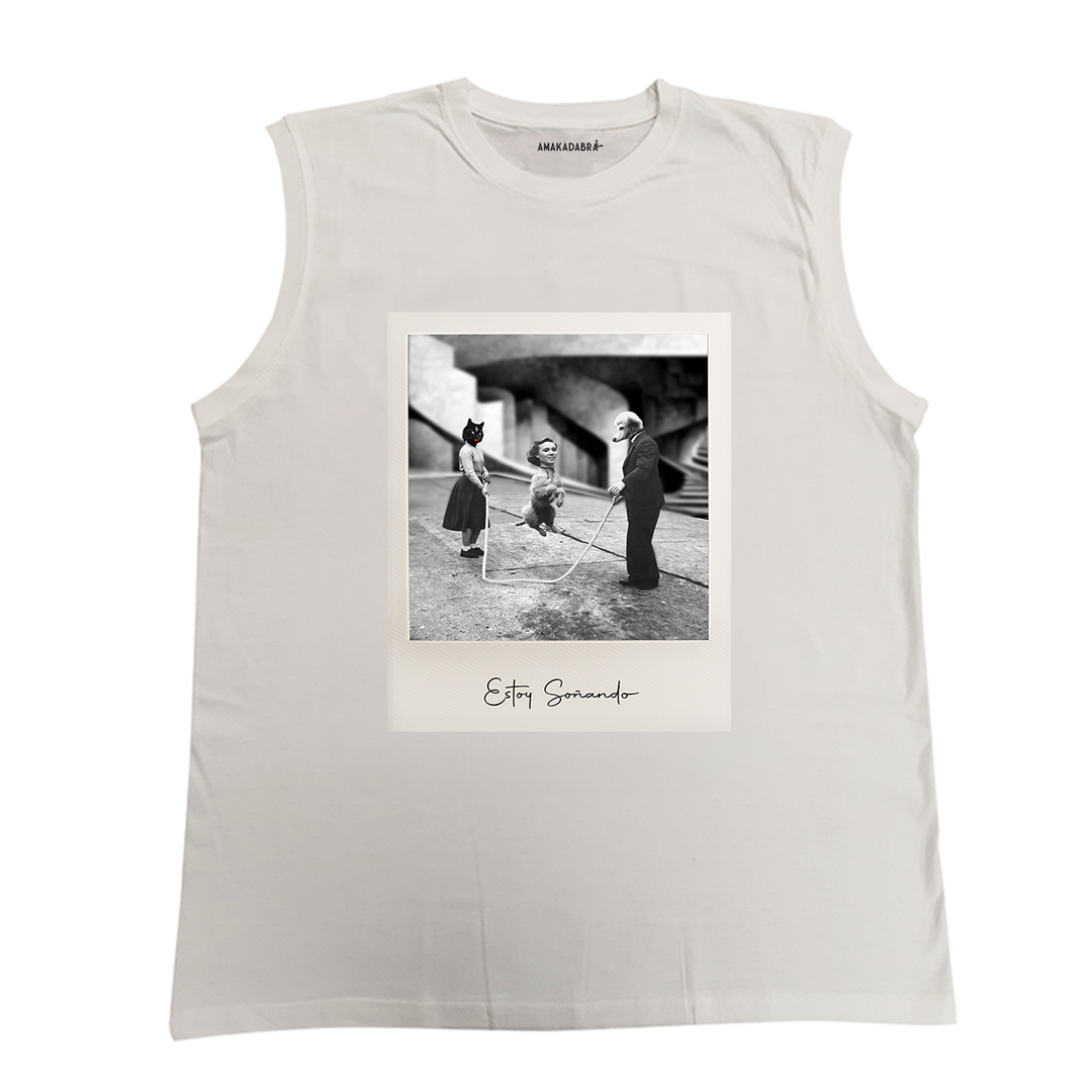 Playera sin mangas Soñando